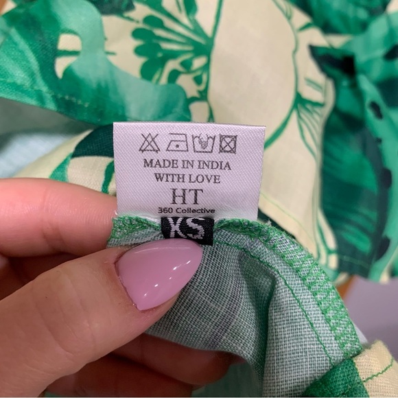 HT 360 Collective Dark Green Short Dress - Size XS - Picture 7 of 9